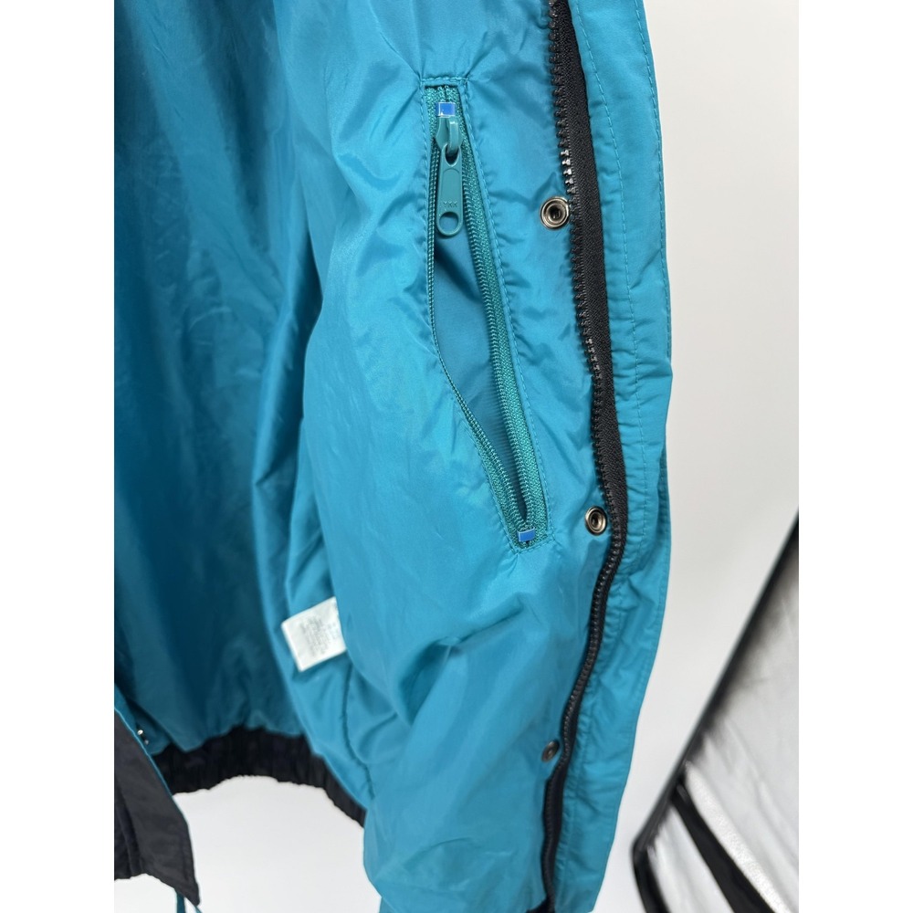 Columbia Bugaboo Vintage 90s Colorblock Jacket Womens Large Teal Pink Black - Picture 6 of 10